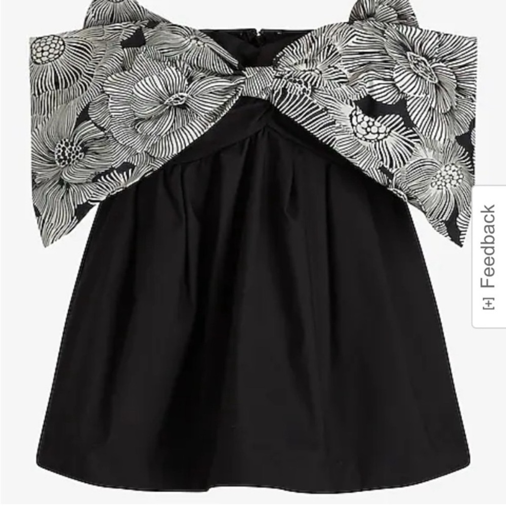 Express Bow statement blouse